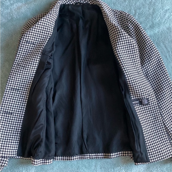 Vintage Rivera wool blend blazer houndstooth - Picture 3 of 9
